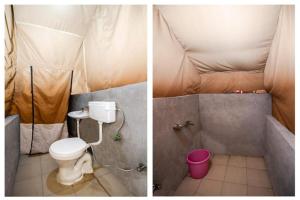 Et badeværelse på Odyssey Stays Kasol - Tree House & Swiss Tent