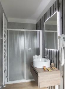 Koupelna v ubytování B&B Controvento Soiano