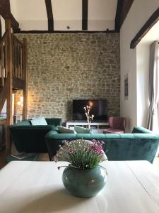 Część wypoczynkowa w obiekcie La Paix, Gîte bucolique en Normandie