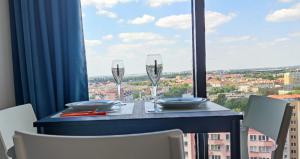Balkon lub taras w obiekcie Aleda Tower, 14 floor, balkon
