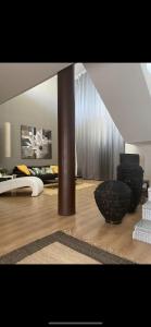 Postel nebo postele na pokoji v ubytování Loft Bardenas ECO RR46