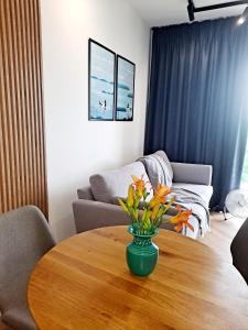 Posedenie v ubytovaní Apartament Północne Mazury