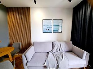 Posedenie v ubytovaní Apartament Północne Mazury