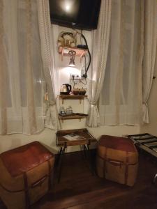 Гостиная зона в B & B Les Secrets des Loges