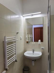 Koupelna v ubytování Hotel Miramar
