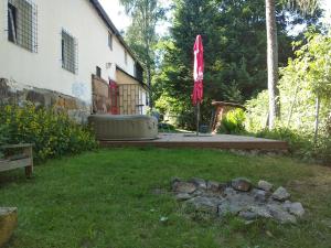 Zahrada ubytování Chalupa Poustevník