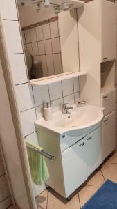 Koupelna v ubytování Apartman Milka