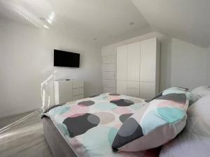 Postel nebo postele na pokoji v ubytování Apartman Pavenka