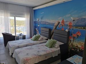 Postel nebo postele na pokoji v ubytování Villa Bellevue + 37 fotografií