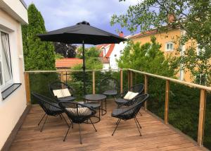 Balkón nebo terasa v ubytování Holiday Home in Strömstad + 18 fotografií