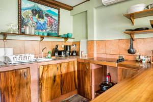 Kuchyň nebo kuchyňský kout v ubytování Villas Oasis