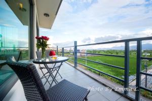Balkón nebo terasa v ubytování Han-Shian Boutique B&B