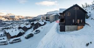 Hemsedal-Toppen av Skarsnuten през зимата