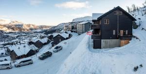 Hemsedal-Toppen av Skarsnuten v zimě