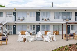 Balkón nebo terasa v ubytování Kettle Valley Beach Resort
