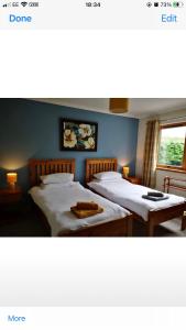 Кровать или кровати в номере Brackenbrae Holiday Cottage