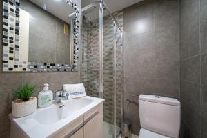 Koupelna v ubytování Apartment 3d Albir