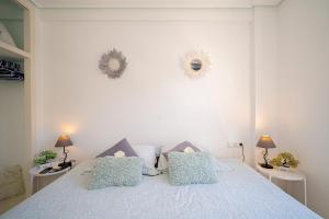 Postel nebo postele na pokoji v ubytování Apartment 3d Albir
