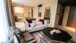Posezení v ubytování Prime Park Hotel & Convention Lombok