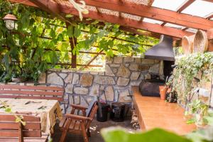 Zahrada ubytování Apartmány Pod Lesem