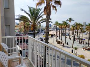 Balkón nebo terasa v ubytování Vista Mar y Castillo Orangecosta