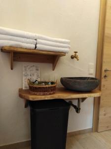 Koupelna v ubytování Alpenchalet Breitspitz
