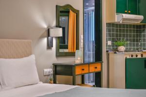Posteľ alebo postele v izbe v ubytovaní Maria Beach Hotel + 37 fotografií