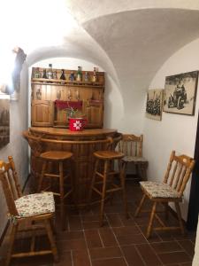 Khu vực lounge/bar tại La Casa della Volpe