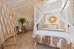 Fotografie z fotogalerie ubytování JURTLANDIA jurta BOHO v destinaci Lubiatowo