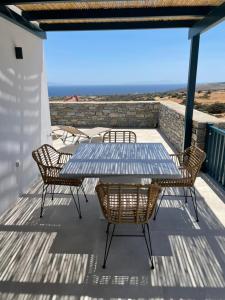 Balkón nebo terasa v ubytování Paros-Memories-Neubau-Villen, Sportpool