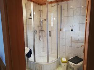 Ein Badezimmer in der Unterkunft Haus Seppi