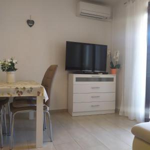 TV a/nebo společenská místnost v ubytování Apartments Olea