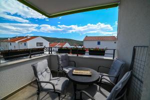 Balkón nebo terasa v ubytování Apartment Bine