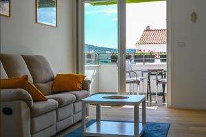 Posezení v ubytování Apartment Bine