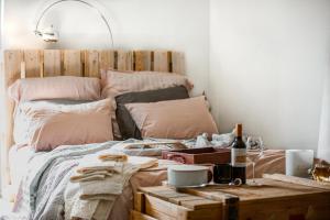 Posteľ alebo postele v izbe v ubytovaní NATURE HOUSE Pszczyna