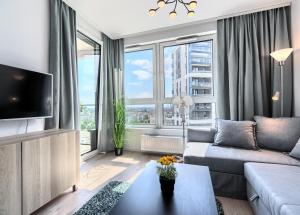 Posedenie v ubytovaní Apartament 12. Piętro - ACCO RENT