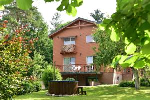 Zahrada ubytování Green Gile Villa in Druskininkai Center