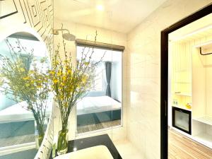 Πισίνα στο ή κοντά στο Phuong Vy Luxury Hotel