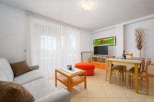 TV a/nebo společenská místnost v ubytování House with apartments Dragica