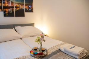Posteľ alebo postele v izbe v ubytovaní Maya's Flats & Resorts 17 - NADMOTLAWIE