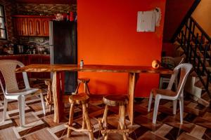 Kuchyň nebo kuchyňský kout v ubytování Estancia Rosa de Jericó Campestre