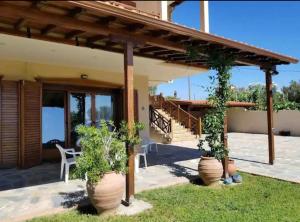 Zahrada ubytování Villa Calypso Ierissos