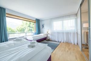 Posteľ alebo postele v izbe v ubytovaní Appartementhaus Winter
