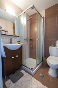 Koupelna v ubytování Attico blu - Sea View Penthouse