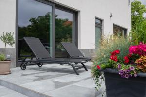 Vonkajšia záhrada v ubytovaní Veltlin Bed & Wine