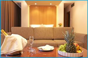 Posezení v ubytování Poseidonia Beach Hotel