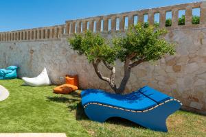 Uma área de estar em Don Leonardo - pool and wellness