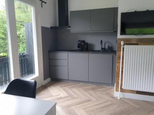 Kuchyň nebo kuchyňský kout v ubytování WALDVILLA Bad Kleinkirchheim