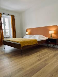 Posteľ alebo postele v izbe v ubytovaní Superbe appartement T2 en plein centre d'Ajaccio, rue Fesch