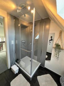 Koupelna v ubytování Ferienhaus Cassel